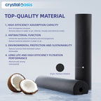 Crystal Oasis product with text on top-quality material, high-efficiency adsorption capacity, antibacterial function, environmental protection, and long life.