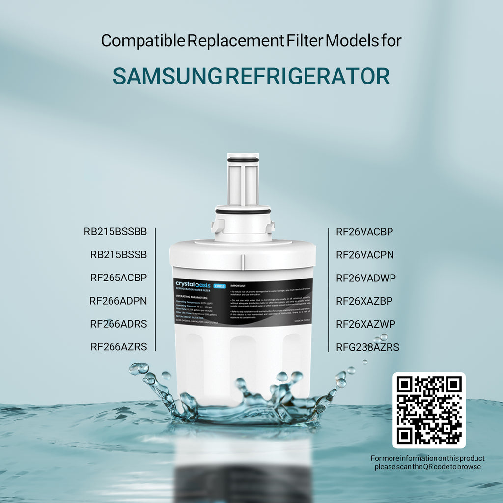 Samsung refrigerator filter with compatible with DA29-00003G, DA29-00003B, HAFCU1, wws1