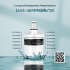 Samsung refrigerator filter with compatible with DA29-00003G, DA29-00003B, HAFCU1, wws1