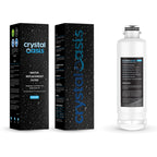 CRYSTAL OASIS CR030 Fridge Water Filter, Compatible with Samsung DA97-17376B, DA97-08006C, HAF-Qin, HAF-Qin/EXP, SRF630BFH2, SRF644CDLS, SRF645CDBLS, SRF7500SB, SRF7300SA, SRF7500BB, SRF9700BFH